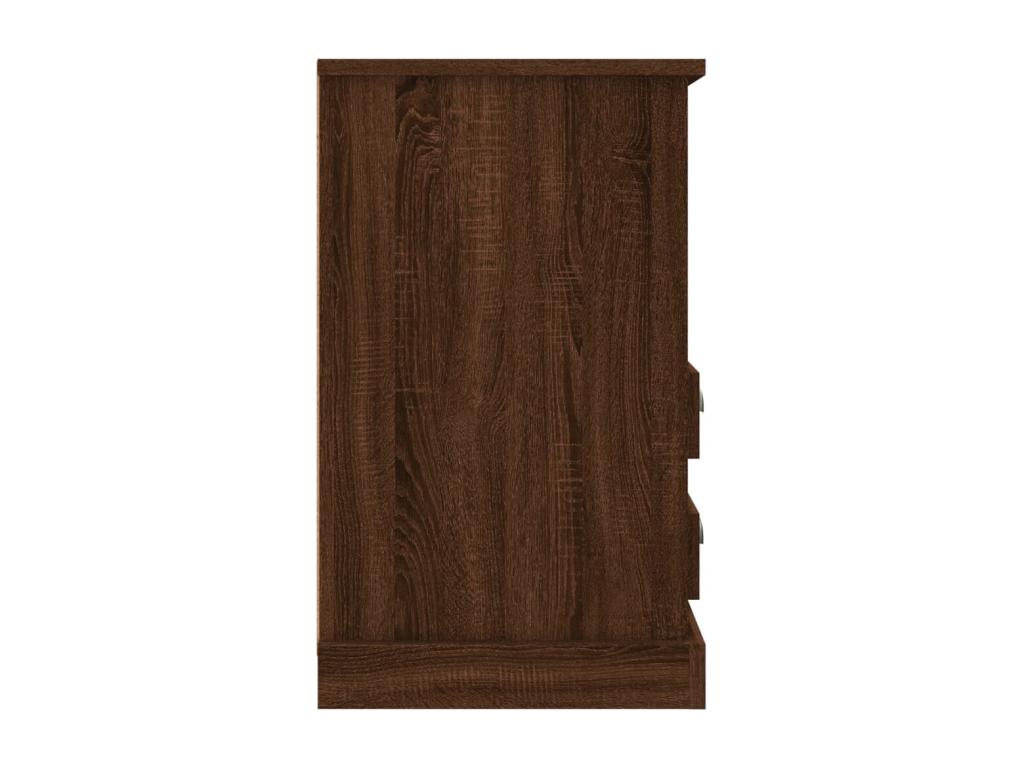 Mobili per la casa in legno di quercia marrone, 43 x 36 x 60 cm