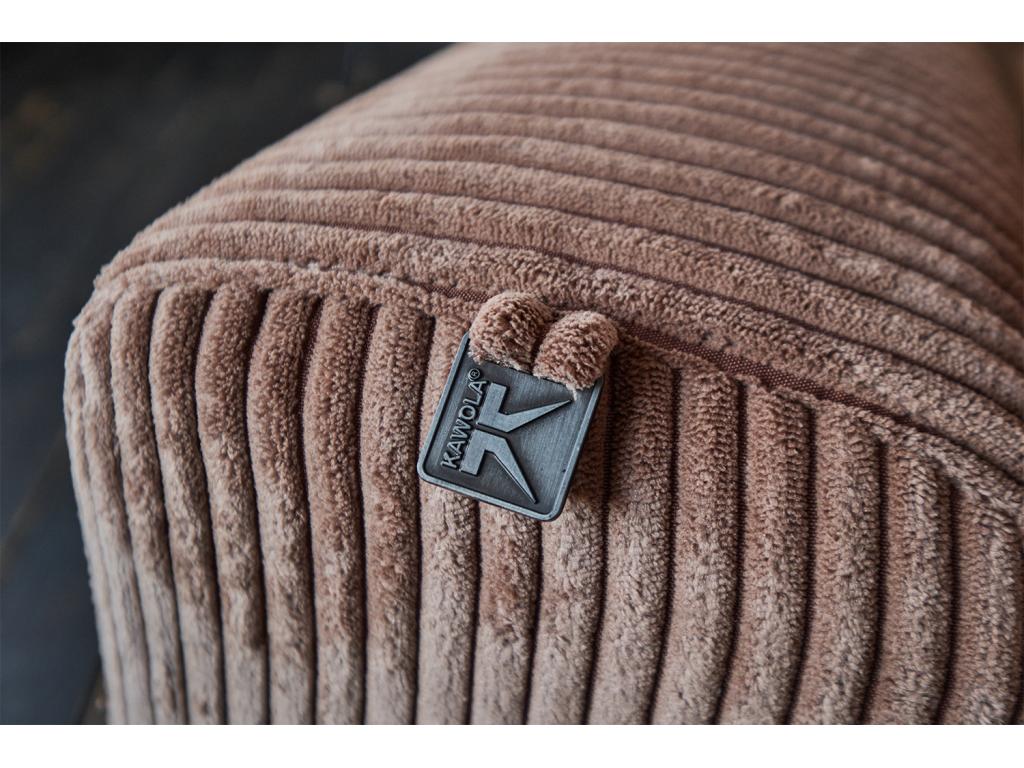 Divano in velluto marrone