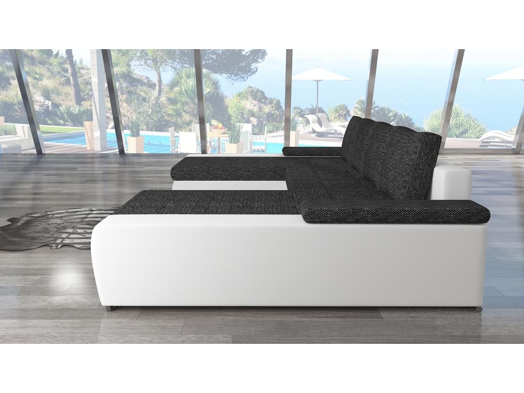 Divano letto in pelle bianca - dlz1766583102980