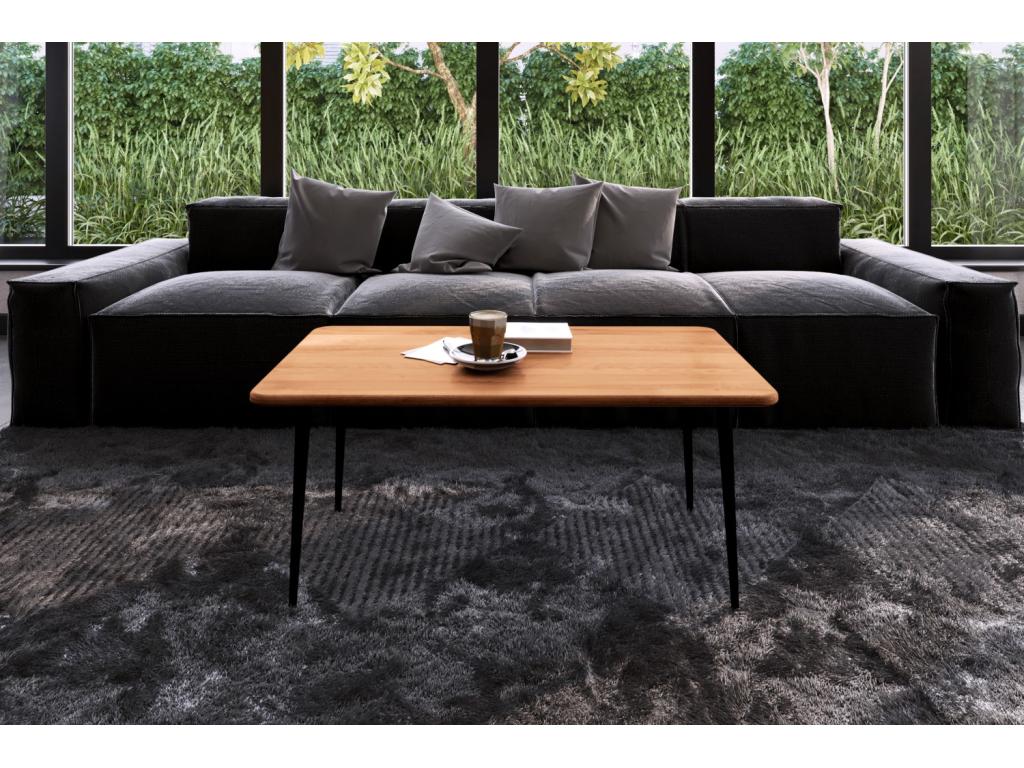 Tavolino da caffè naturale, 60 x 110 cm