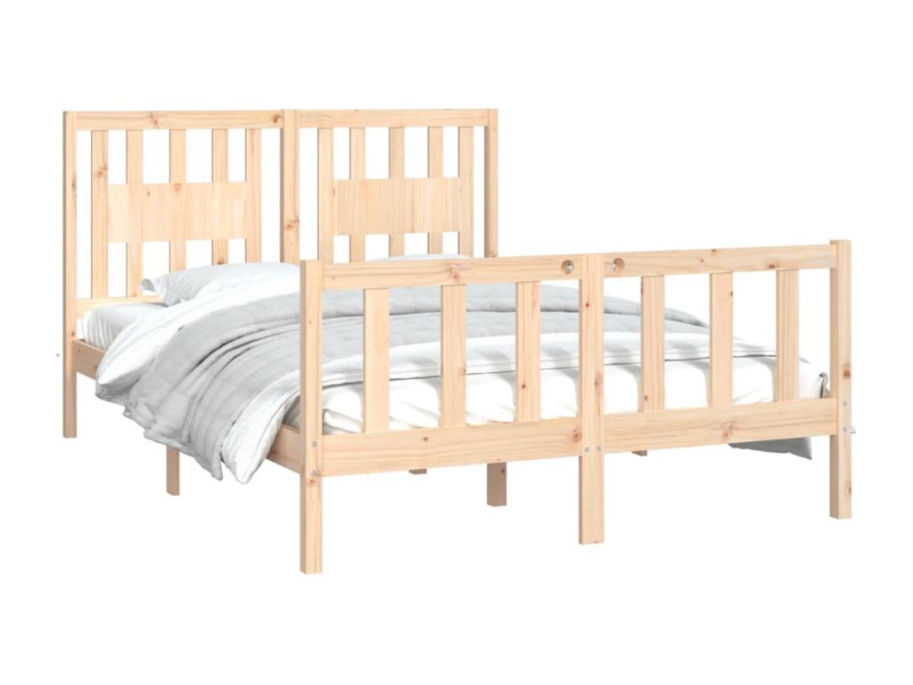 Materasso in legno di pino marrone, 120 x 200 cm