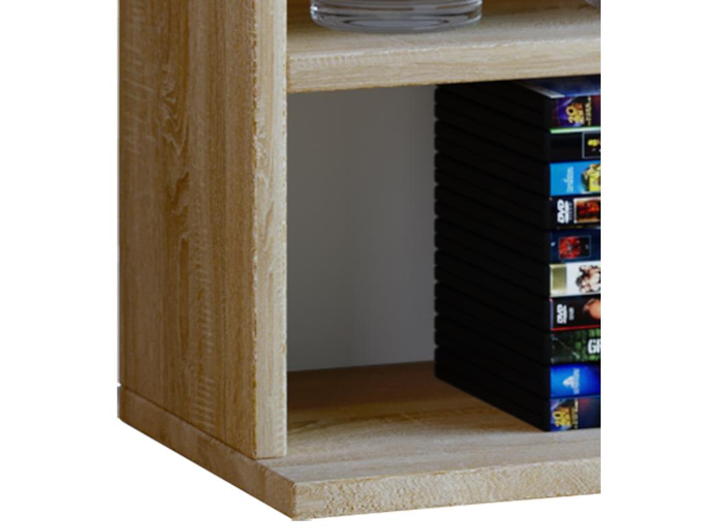 Mensola in legno di quercia marrone