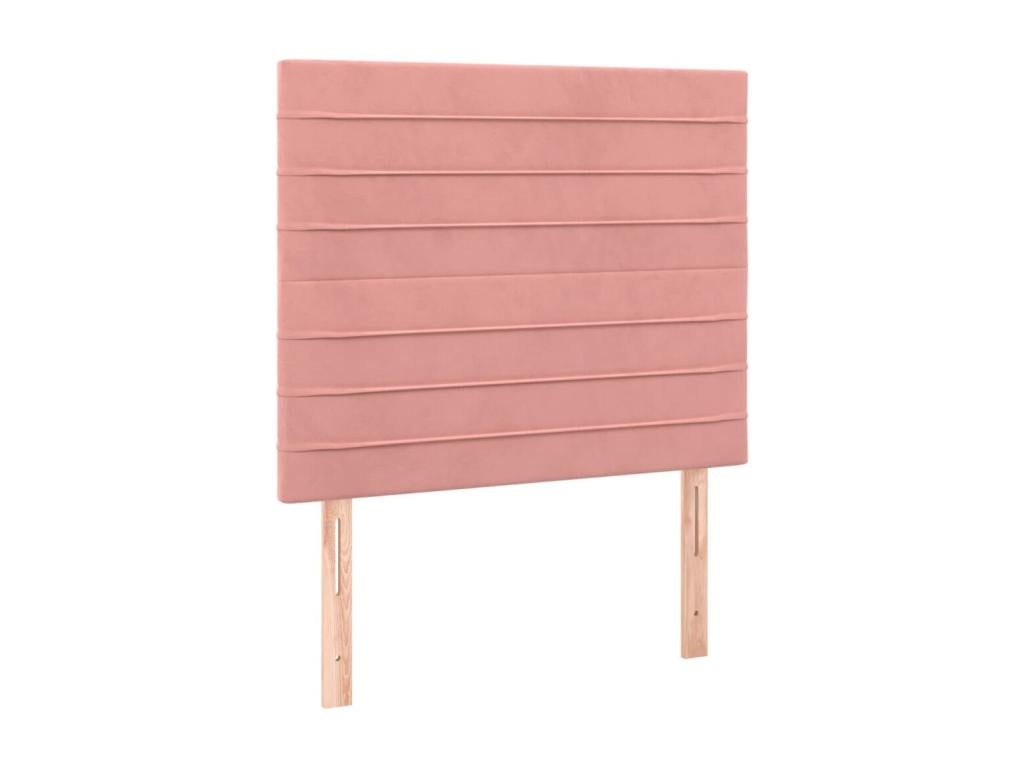 Struttura letto in velluto, 90 x 200 cm