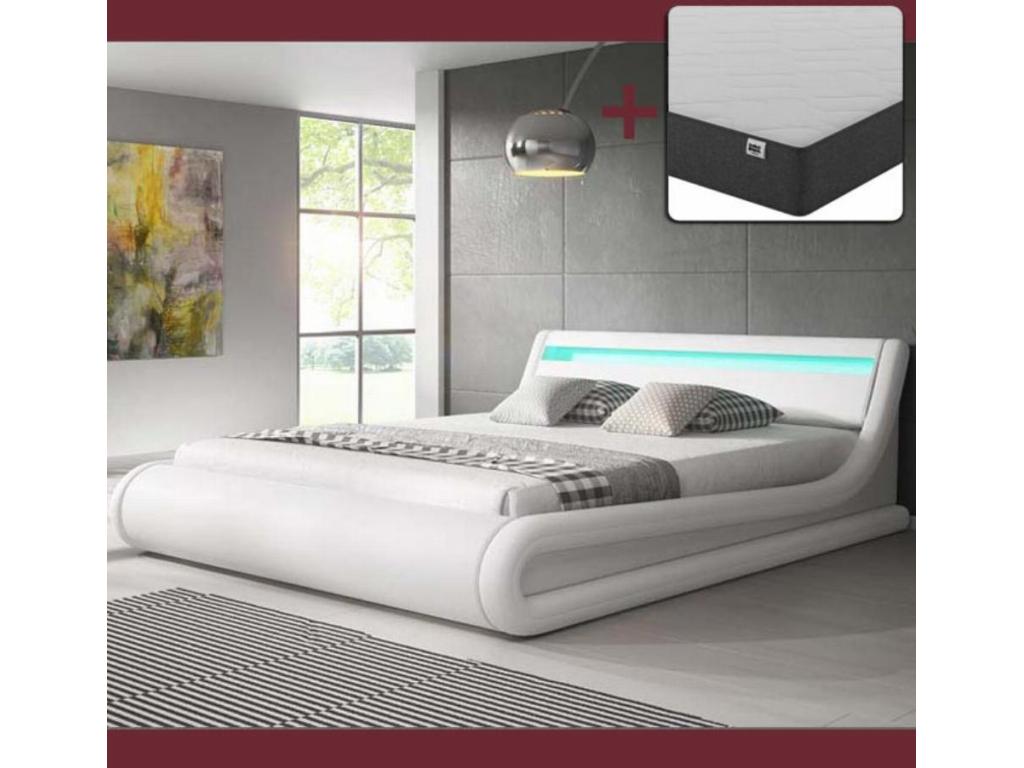 Materasso bianco, 180 x 200 cm - dlz1766584010914