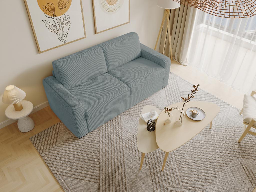 Materasso in velluto blu