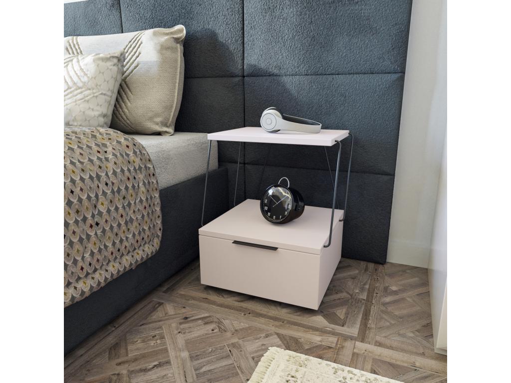 Tavolo bianco, 42 x 52 x 41 cm