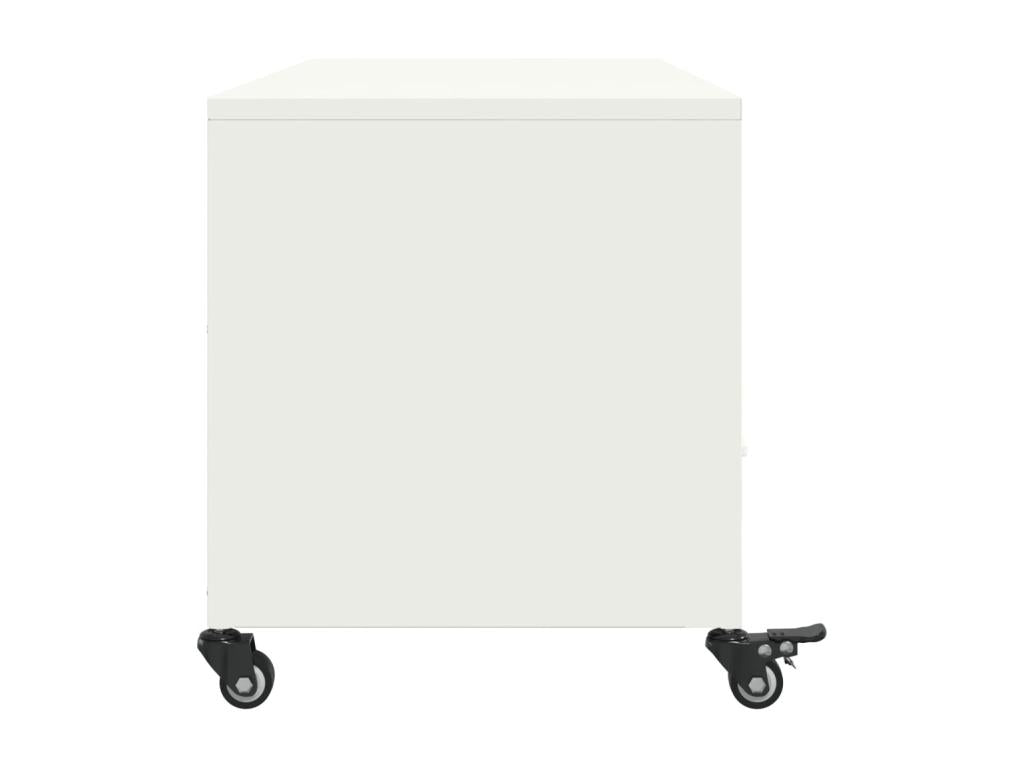 Mobile TV bianco, 100,5 x 39 x 43,5 cm