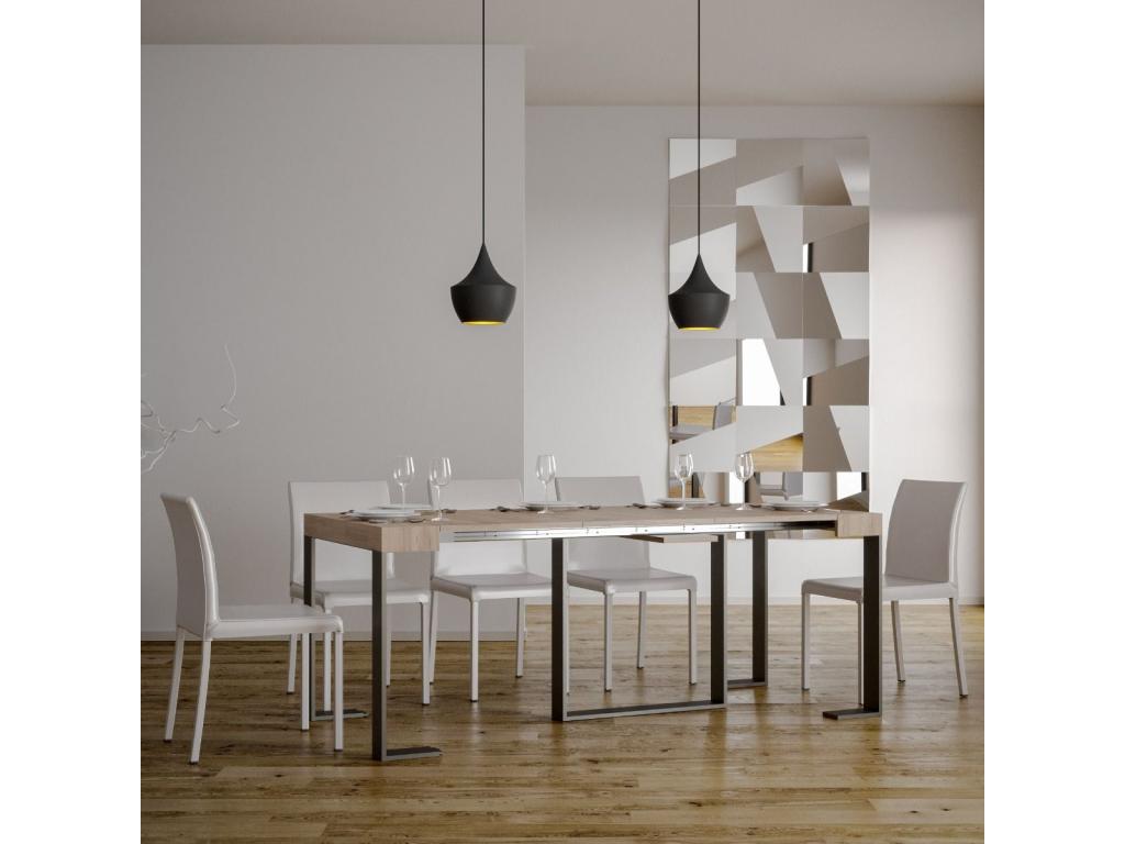 Mobili per la casa in legno di quercia naturale, 90 x 40 cm