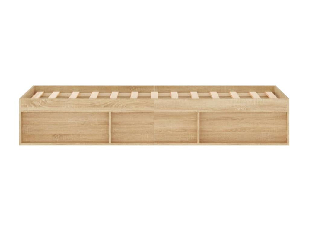 Materasso in legno di quercia marrone, 120 x 200 cm