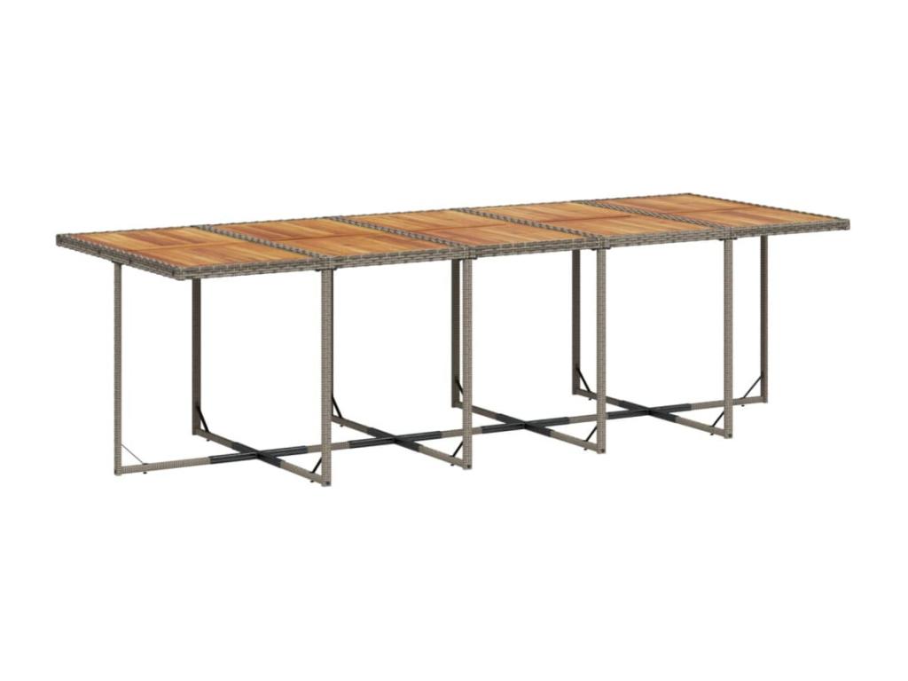 Mobili per la casa in vimini intrecciato in resina grigia - dlz1766583406595