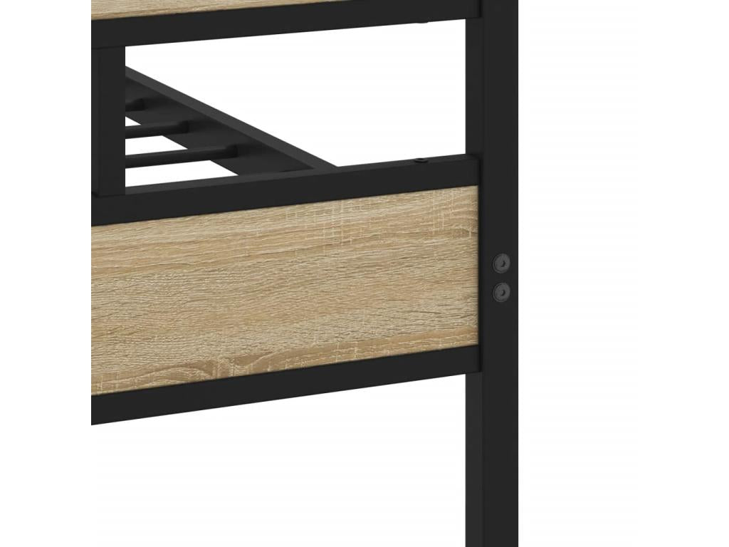 Materasso in legno di quercia marrone, 183 x 213 cm