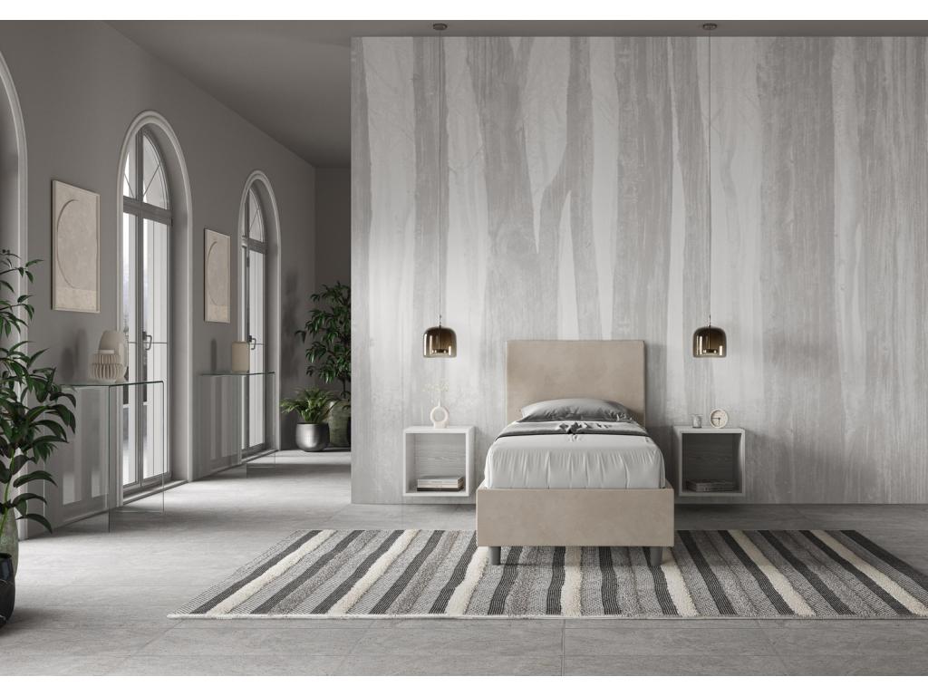 Letto beige, 80 x 190 cm