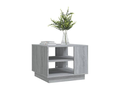 Tavolino da caffè grigio, 55 x 55 x 43 cm