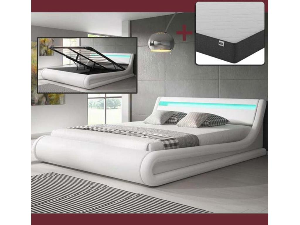 Materasso bianco, 180 x 200 cm - dlz1766584010914