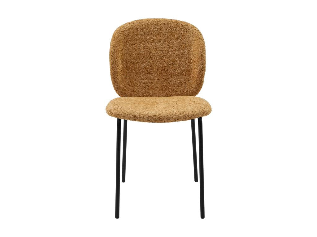 Mobili per la casa in tessuto bouclé giallo