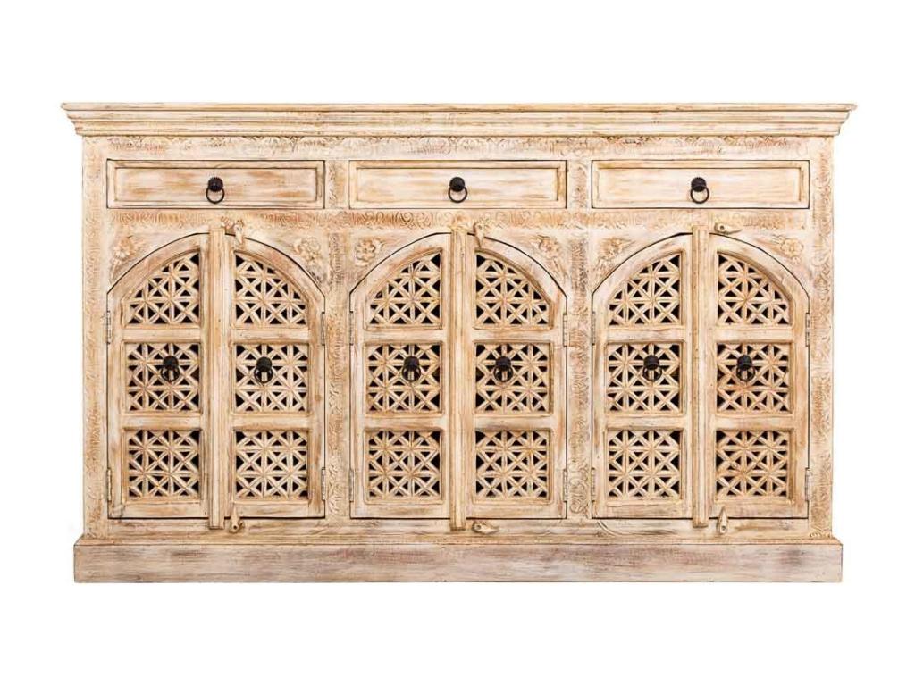 Credenza beige, 165 x 44 x 100 cm