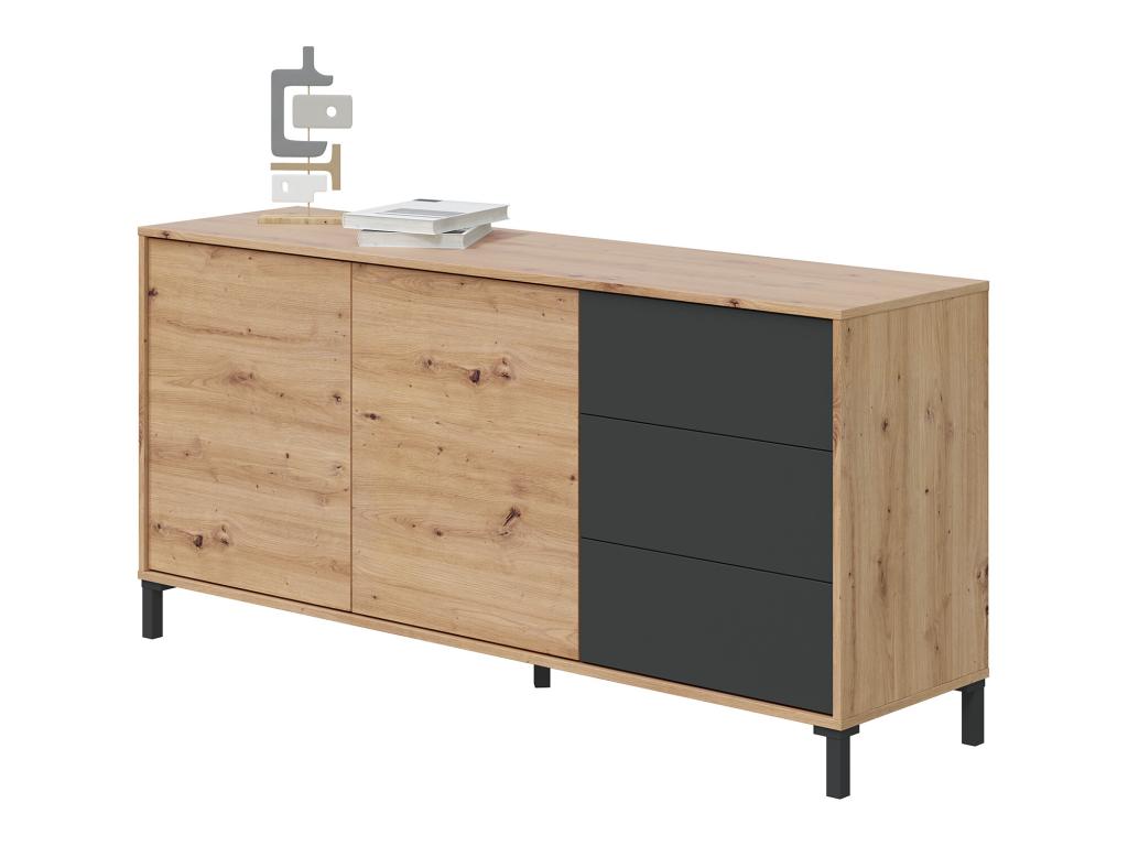 Credenza in legno di rovere naturale - dlz1766583461476