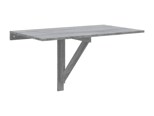 Tavolo in legno ingegnerizzato grigio, 100 x 60 x 56 cm