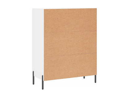 Credenza in legno ingegnerizzato bianco, 69,5 x 34 x 90 cm