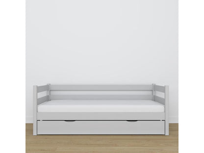 Letto grigio, 100 x 200 cm