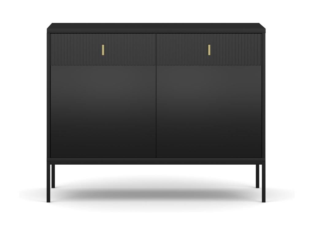 Credenza nera, 104 x 39 x 83 cm