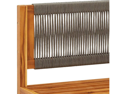 Divano in legno massello marrone