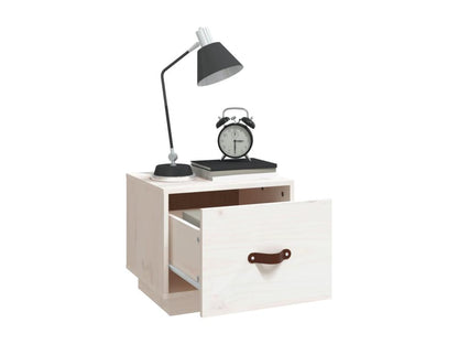 Tavolo in legno di pino bianco, 40 x 34 x 35 cm