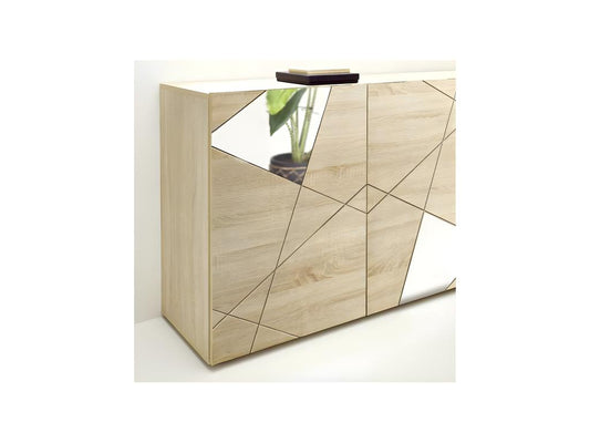 Credenza in legno di rovere naturale
