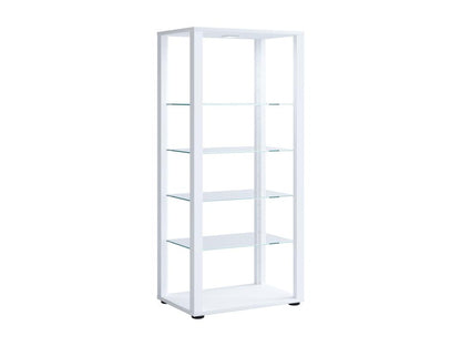 Mobili per la casa in vetro bianco