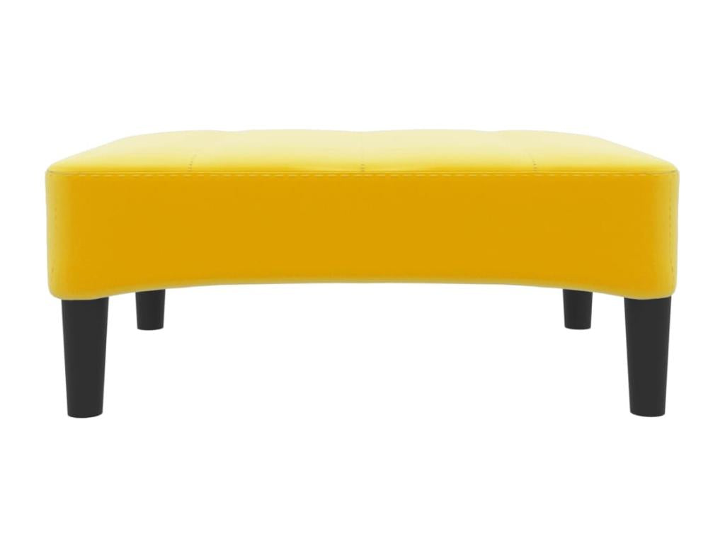 Mobili per la casa in velluto giallo, 78 x 56 x 32 cm