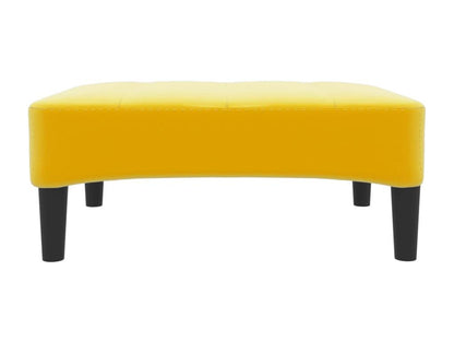 Mobili per la casa in velluto giallo, 78 x 56 x 32 cm