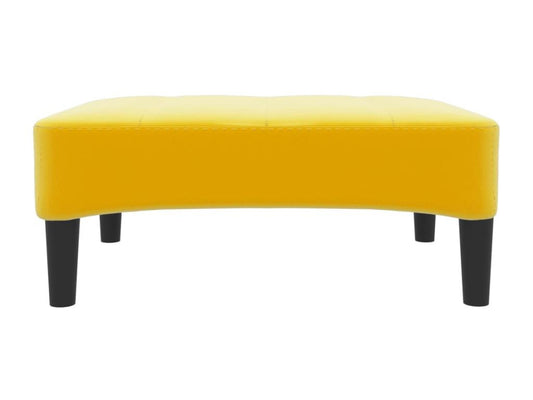 Mobili per la casa in velluto giallo, 78 x 56 x 32 cm