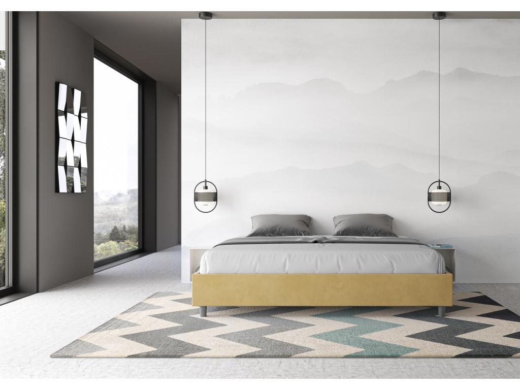 Letto giallo, 180 x 190 cm