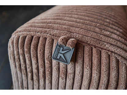 Divano in velluto marrone