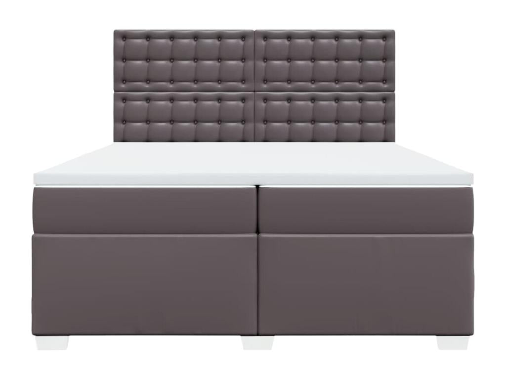 Materasso in similpelle grigia, 200 x 200 cm