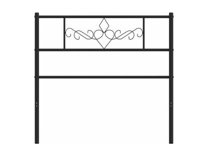 Letto in metallo nero