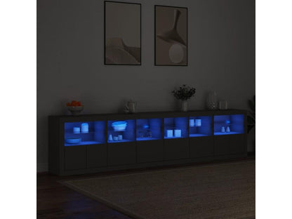 Credenza nera, 283 x 37 x 67 cm