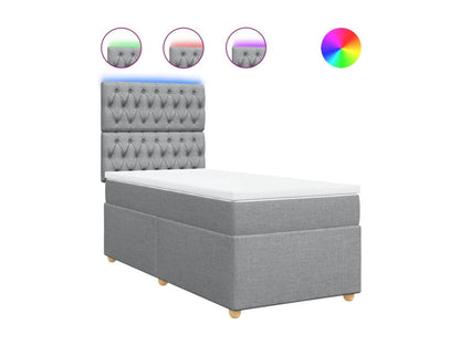 Materasso in tessuto grigio, 100 x 200 cm - dlz1766583719966