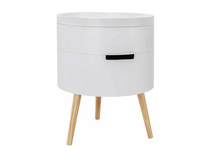 Tavolino da caffè bianco, 38 x 38 x 49 cm