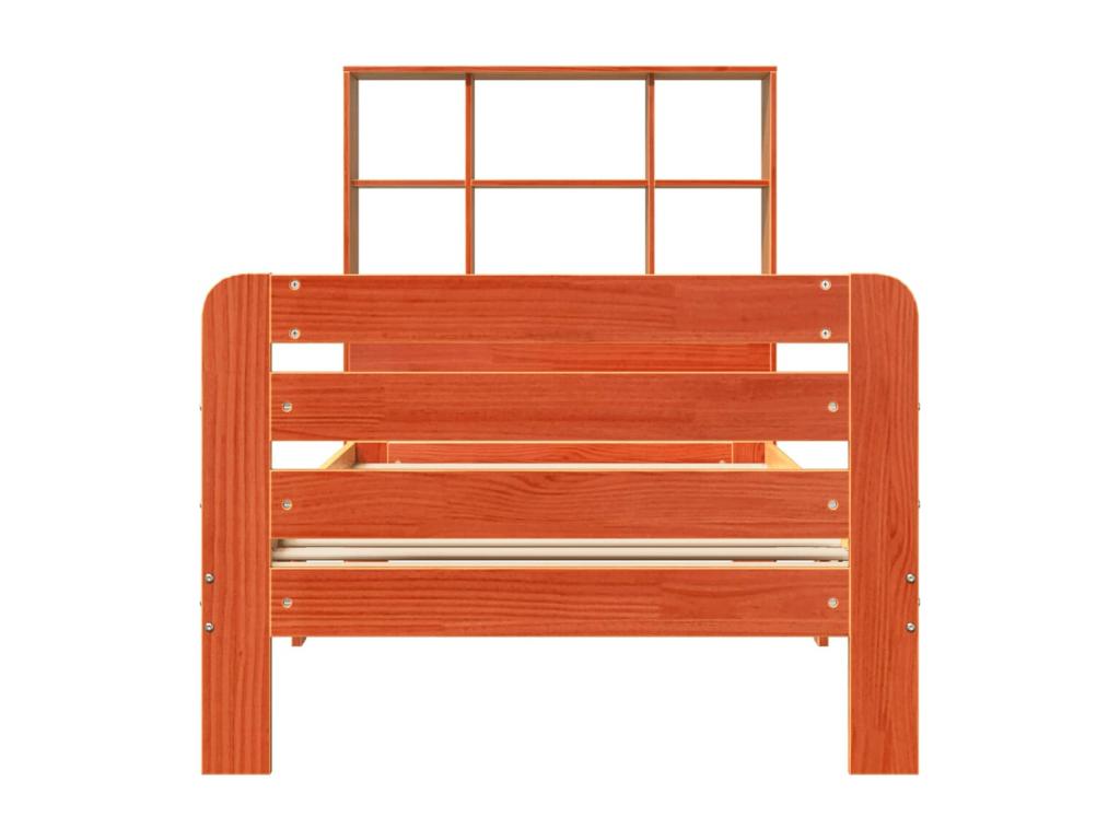 Materasso in legno di pino marrone, 100 x 200 cm