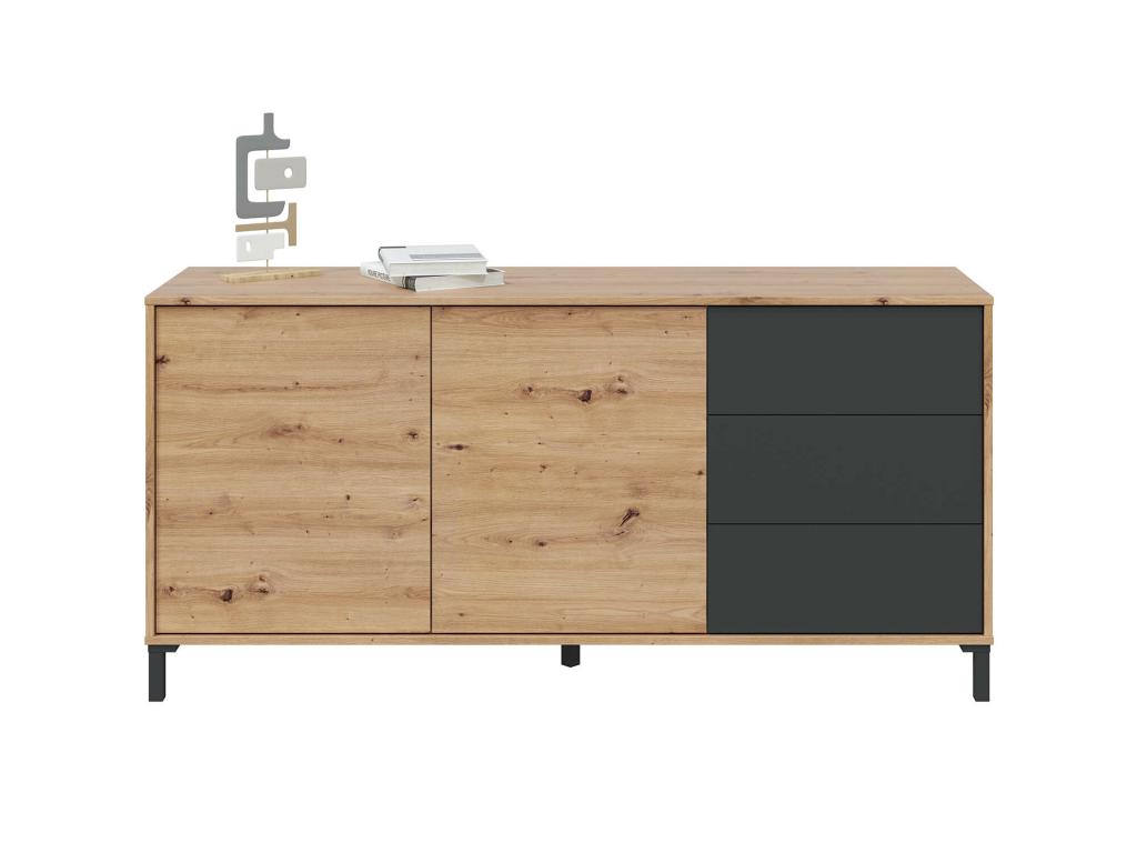 Credenza in legno di rovere naturale - dlz1766583461476