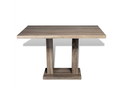 Tavolo in legno di quercia marrone