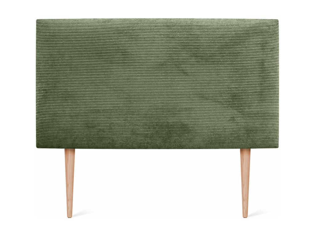 Letto in velluto blu, 160 x 105 cm