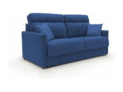 Letto in tessuto blu, 160 x 197 cm