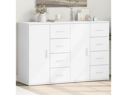 Credenza in legno ingegnerizzato bianco, 59 x 39 x 80 cm