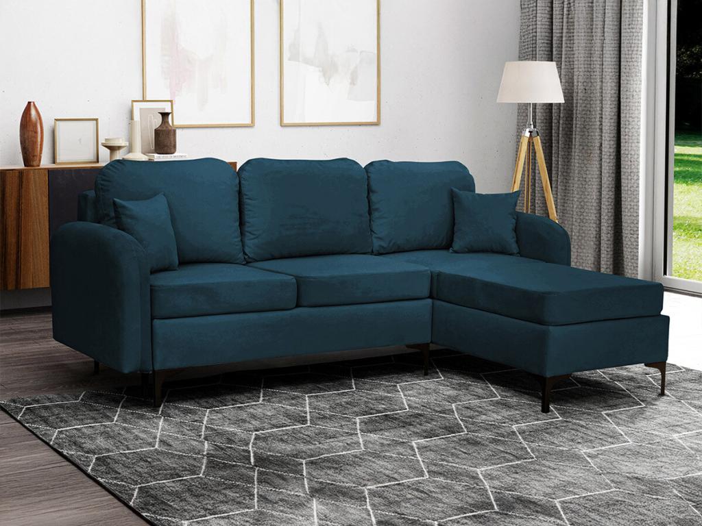 Divano blu, 225 x 172 cm