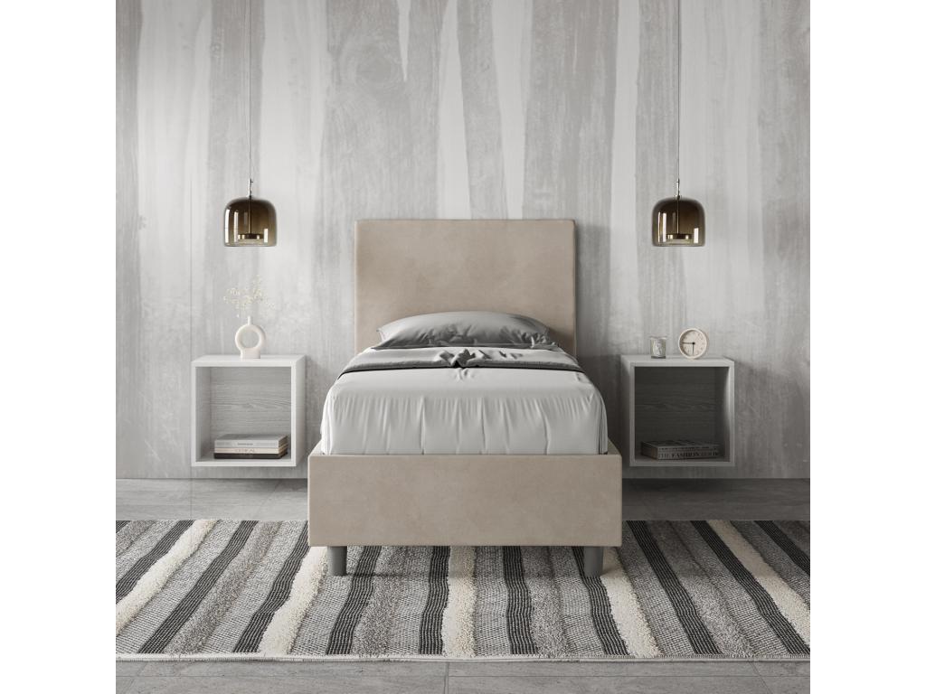 Letto beige, 80 x 190 cm