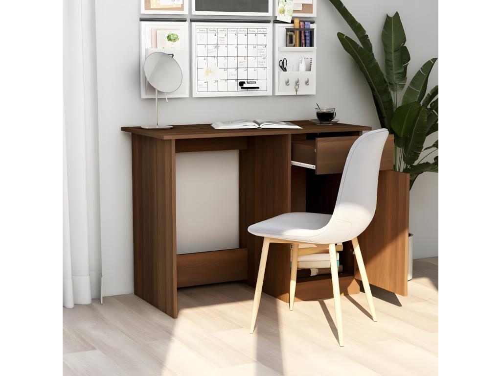 Mobili per la casa in legno ingegnerizzato marrone, 100 x 50 x 76 cm