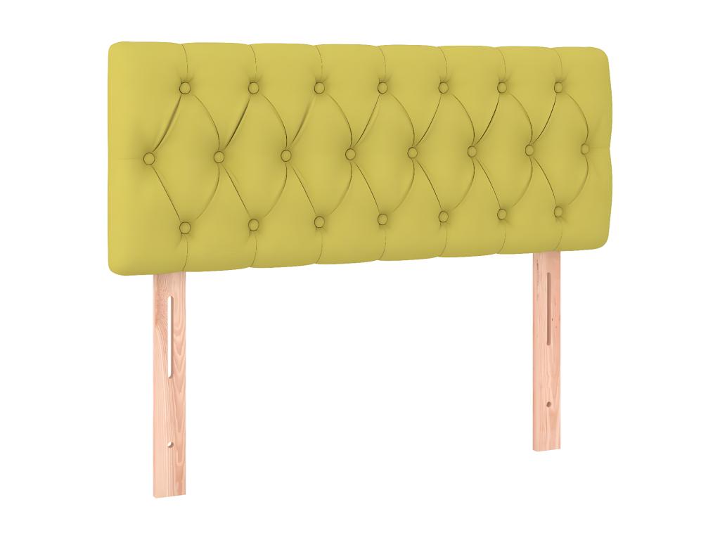 Letto in tessuto verde, 90 x 7 x 78 cm