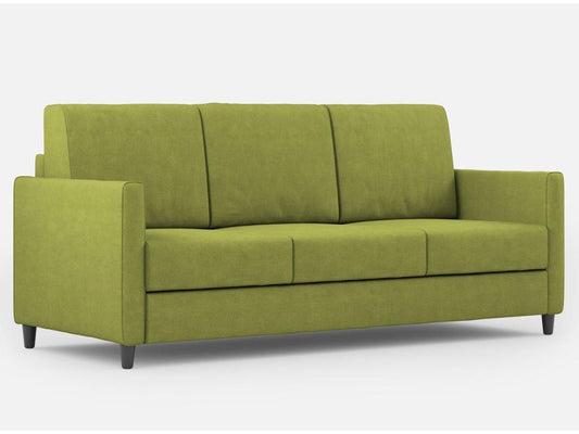Divano in tessuto verde